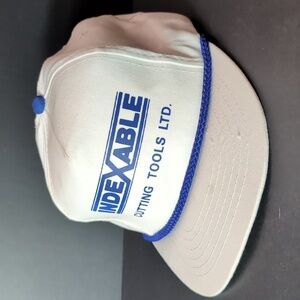 The Designer ,Ted Fletcher Indie Able Cutting Tools Men's White Cotton Twill hat